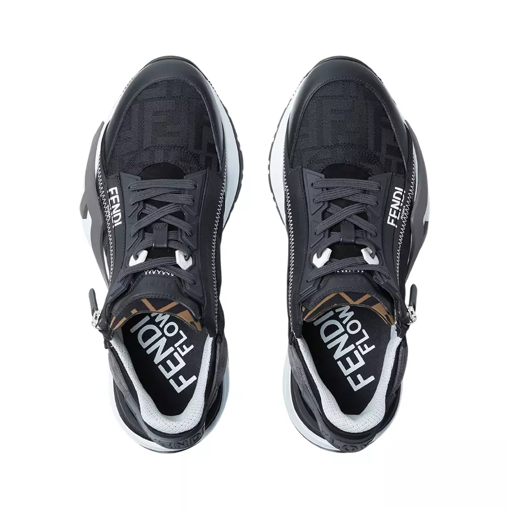 FF Flow Jacquard Sneakers Black