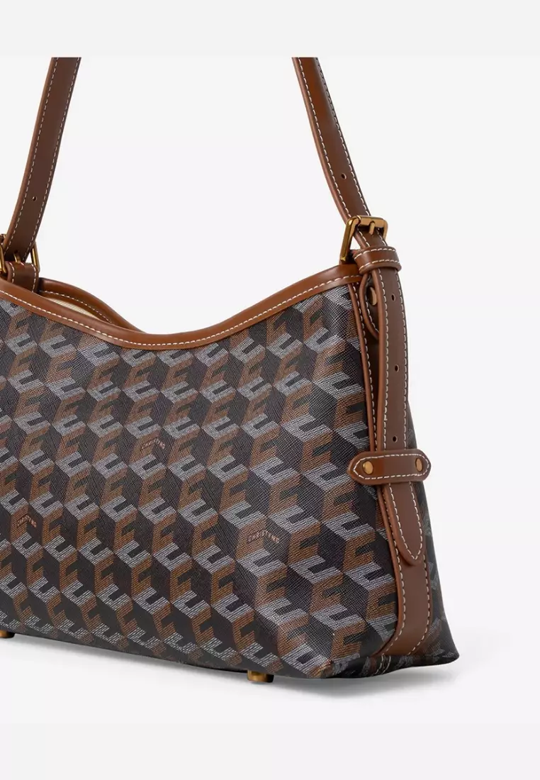 Nico Shoulder Bag Walnut Brown