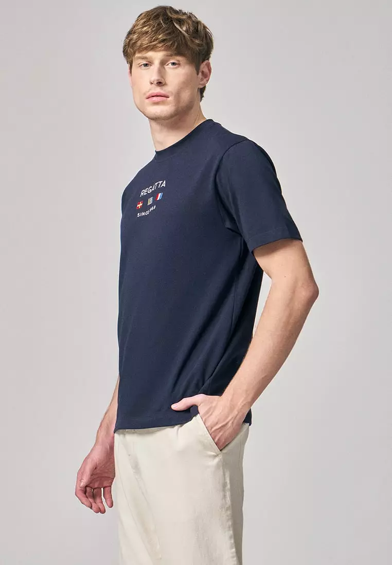 Sailing Flags Graphic T-Shirt