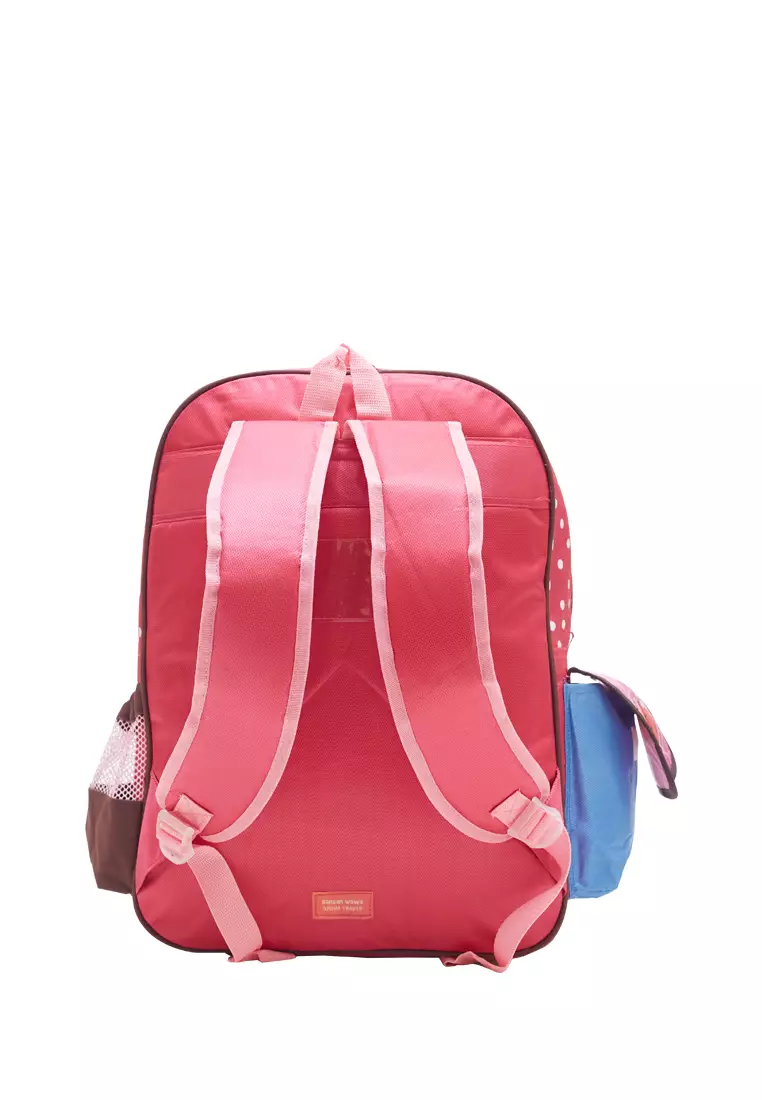 Backpack Large Hello Kitty and Little Miss Hug Pink