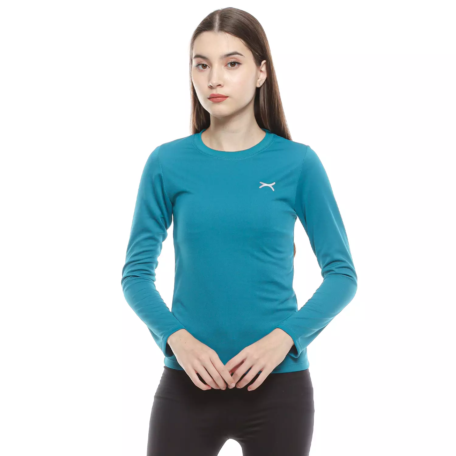 Long Sleeves Running Tee Flexrun series Dark Tosca
