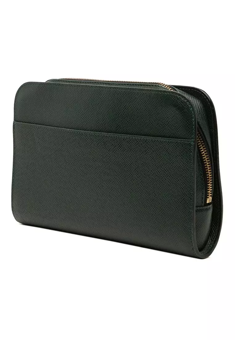 Pre-Loved Louis Vuitton Taiga Pochette Baikal