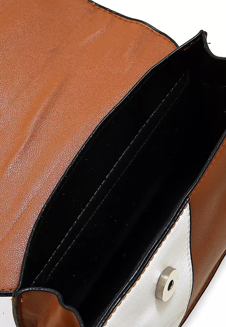 Werlyn Tas Selempang Wanita Model Side Casual Large Storage Material Leather ORIGINAL