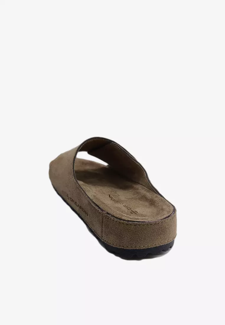 Dr. Cardin Men Cove Core Suede Comfort Sandals with Adjustable Strap D-SLB-8212