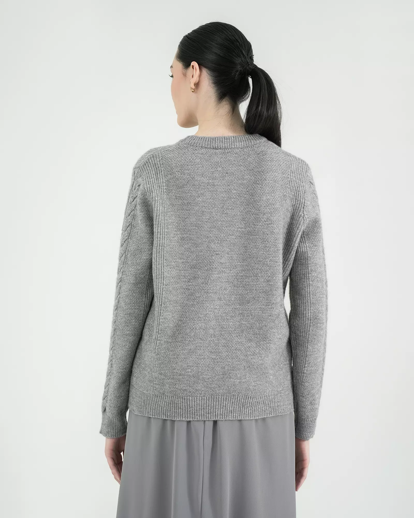 Geulis.id SANIELA KNIT - Grey