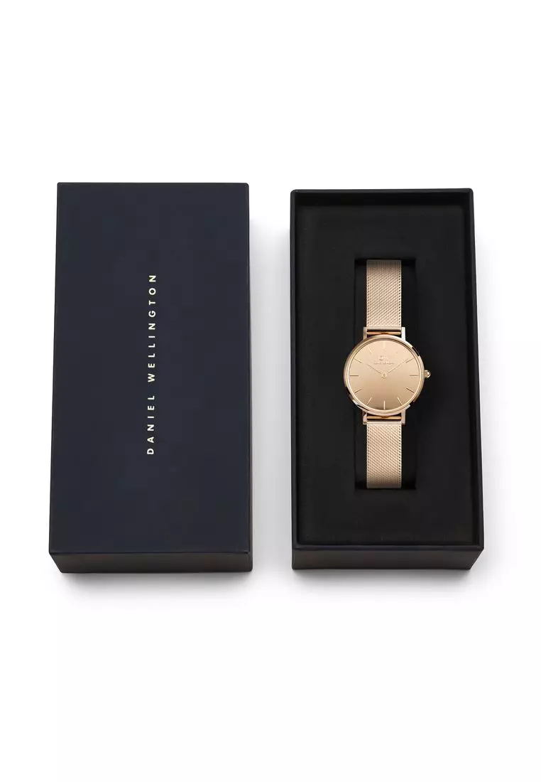 Petite Reflection Rose Gold - Women Watch stainless steel watch DW Official Authentic Original jam tanggan perempuan DW jam tangan