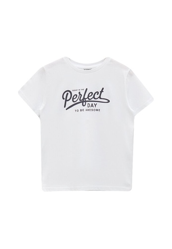 LC Waikiki white Printed Boy T-Shirt B0F21KA7FC4324GS_1