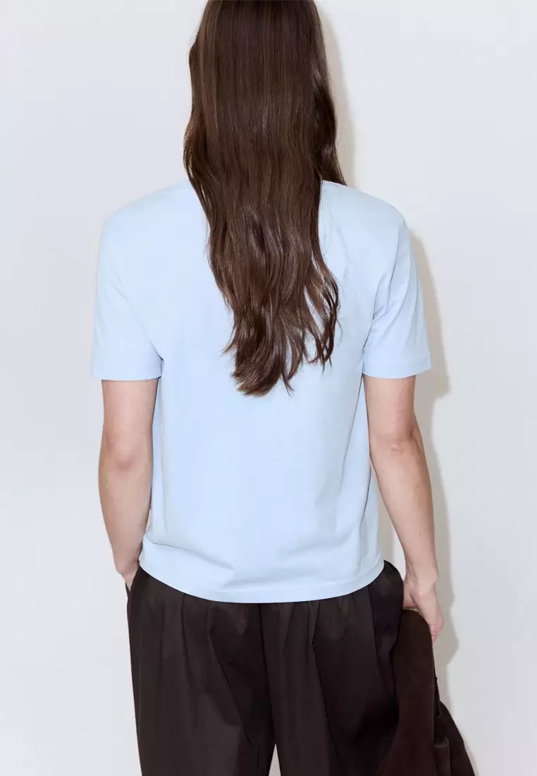 V-Neck Cotton T-Shirt