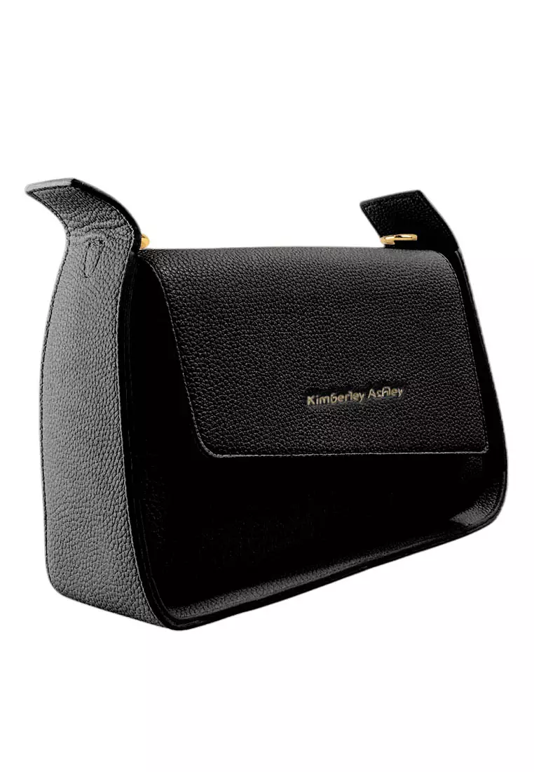 Kimberley Ashley Tas Wanita Hand Bag Casual Tas Kerja Tote Bag Selempang Branded 0621500701BLA