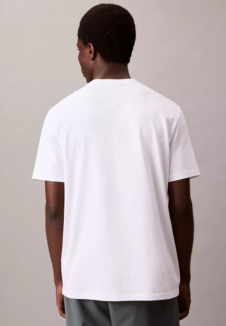 繡花商標印花寬鬆T恤 - Calvin Klein Jeans