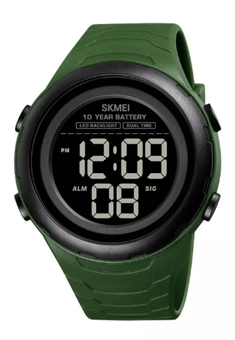 Jam Tangan Digital Pria Waterproof Many Function Strap Tali Material Silicone GN46 ORIGINAL