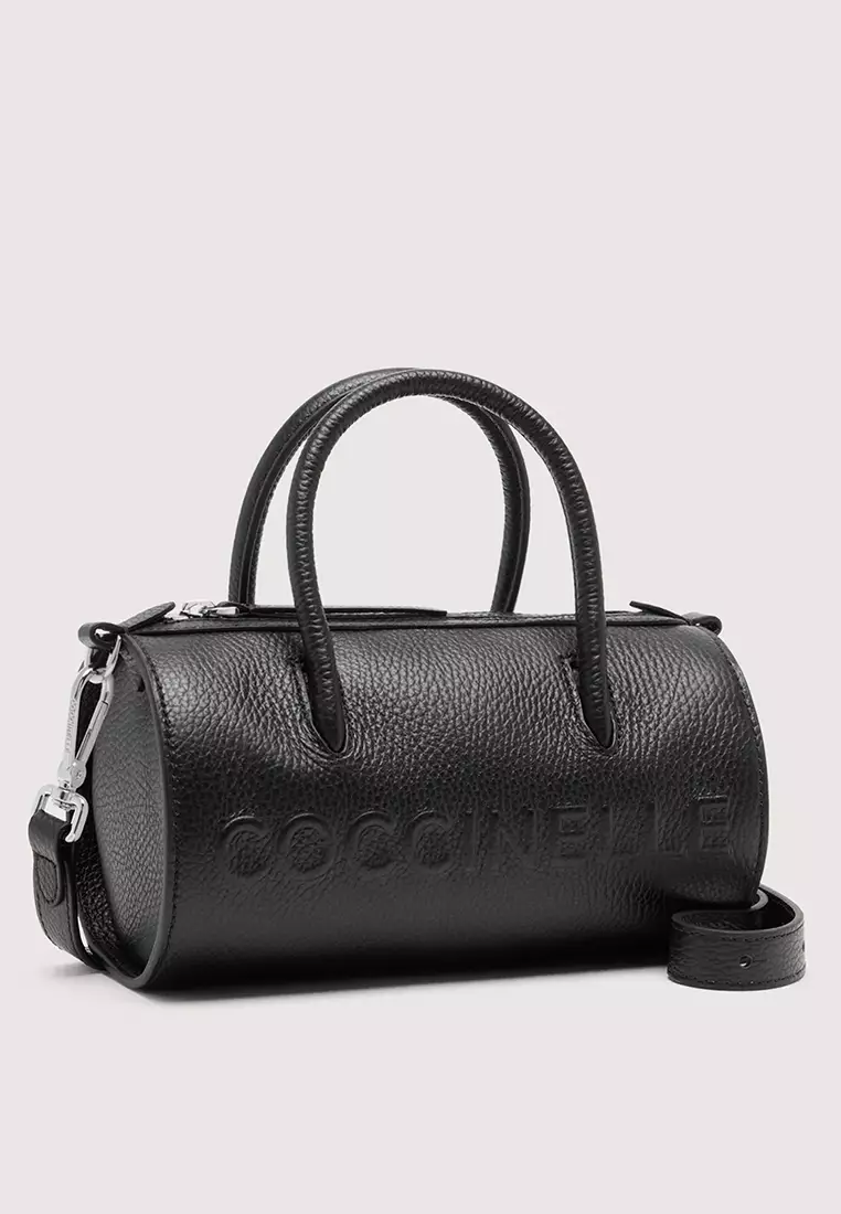 Myrtha Maxi Logo Medium Barrel Top-Handle Bag