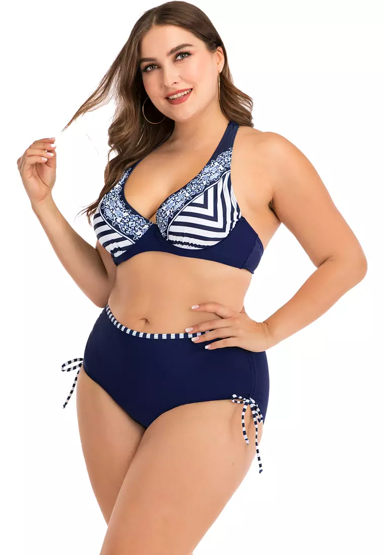 Buy Its Me 2PCS Plus Size Split Bikini Swimsuit 2024 Online
