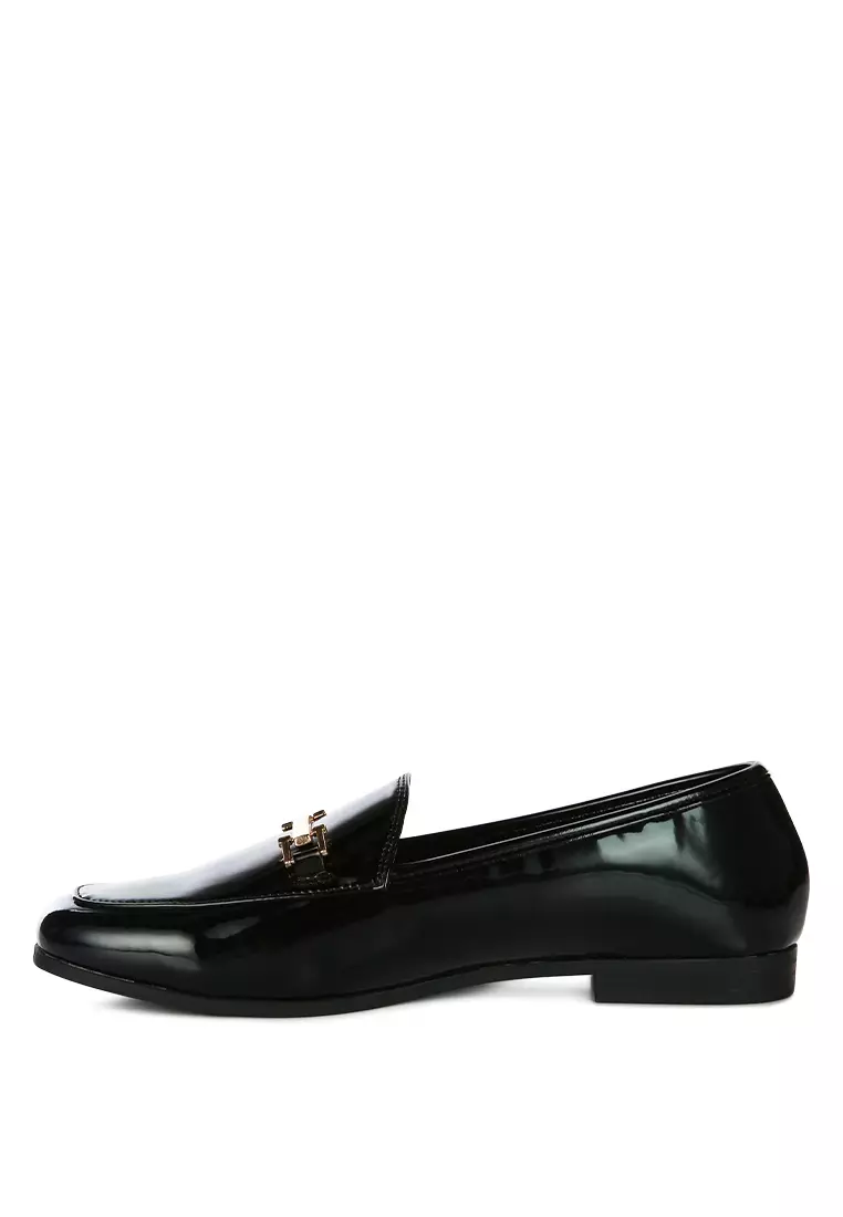 Buy London Rag Black Faux Leather Semi Casual Loafers 2024 Online ...