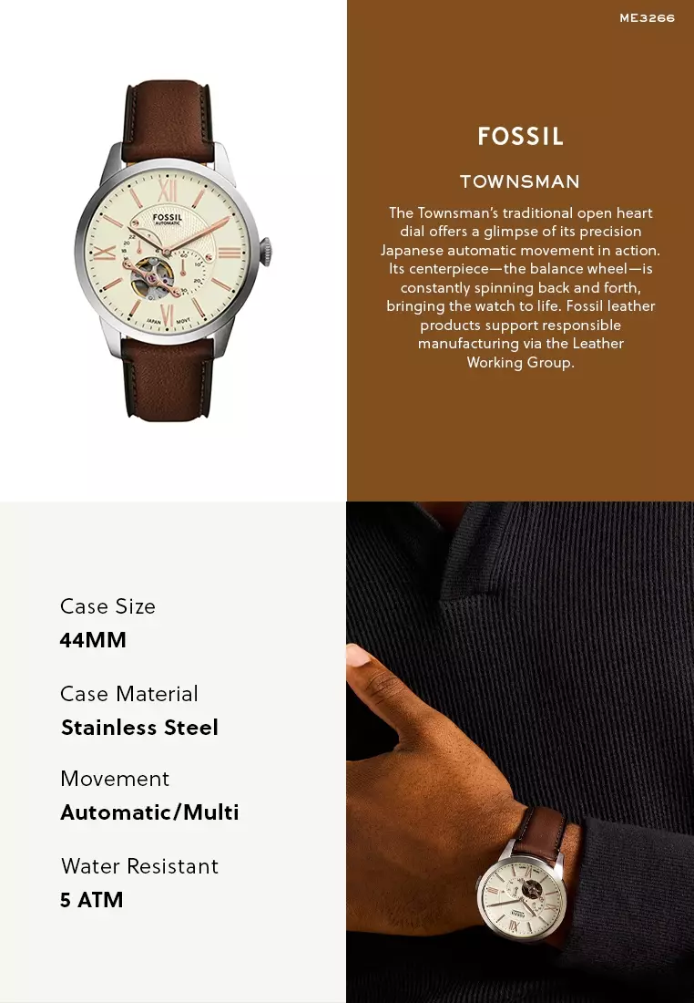 Buy Fossil Fossil Men's Townsman Chronograph Watch ( ME3266 ...