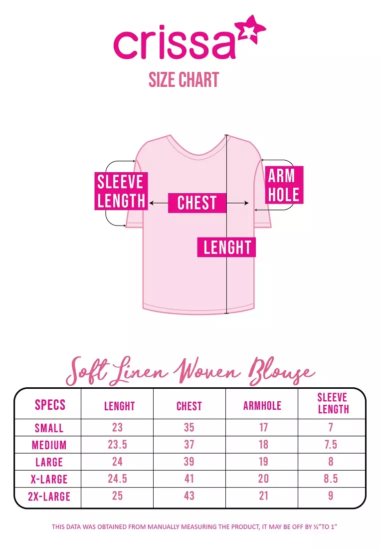 Soft Linen Woven Short Sleeves Blouse