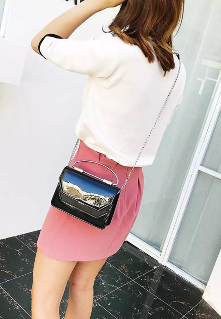 Front flap sling sale bag