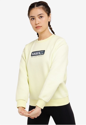 361° yellow Cross Training Crew Neck Sweatshirt 2306EAA6602778GS_1