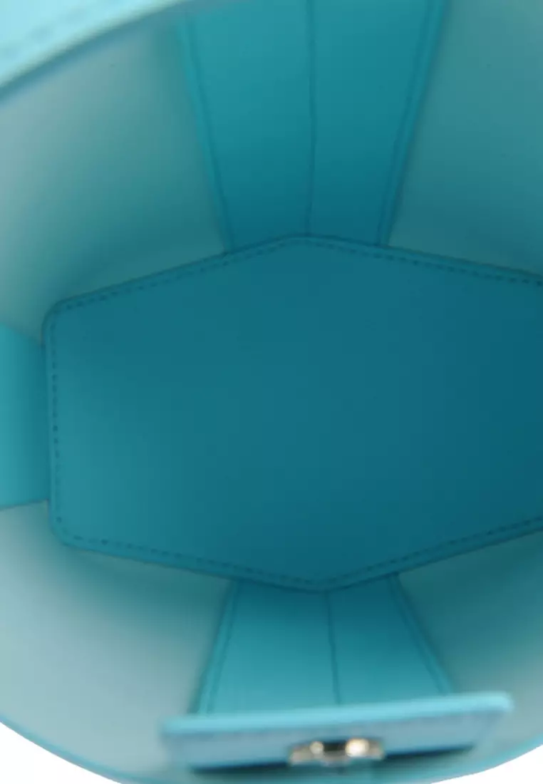 Buy RO Bags RO Terranova Felucca Mini Top Handle Bucket Bag in Aqua