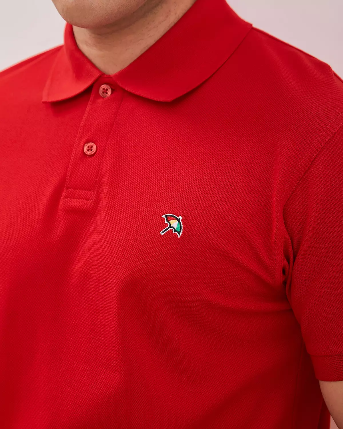 MEN'S BASIC RED POLO SHIRT