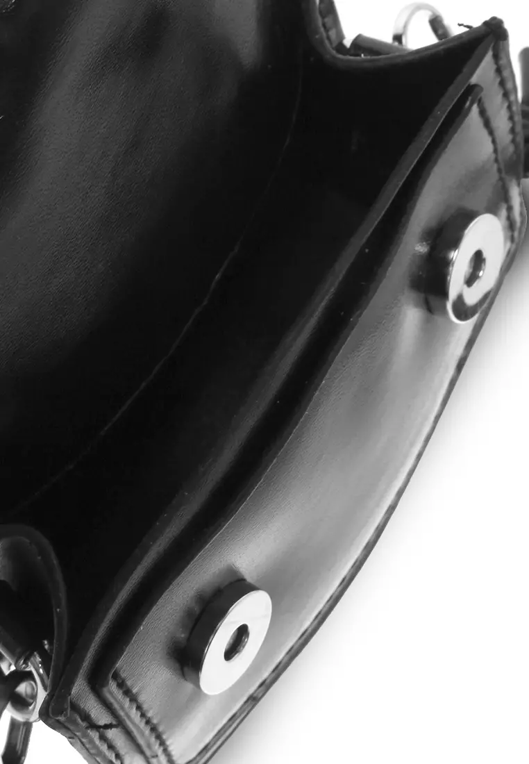 Tas Slempang Cute Design Simple Slingbags Wanita Premium Quality - Black