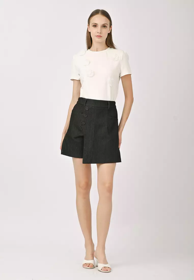 裁剪短裙裤