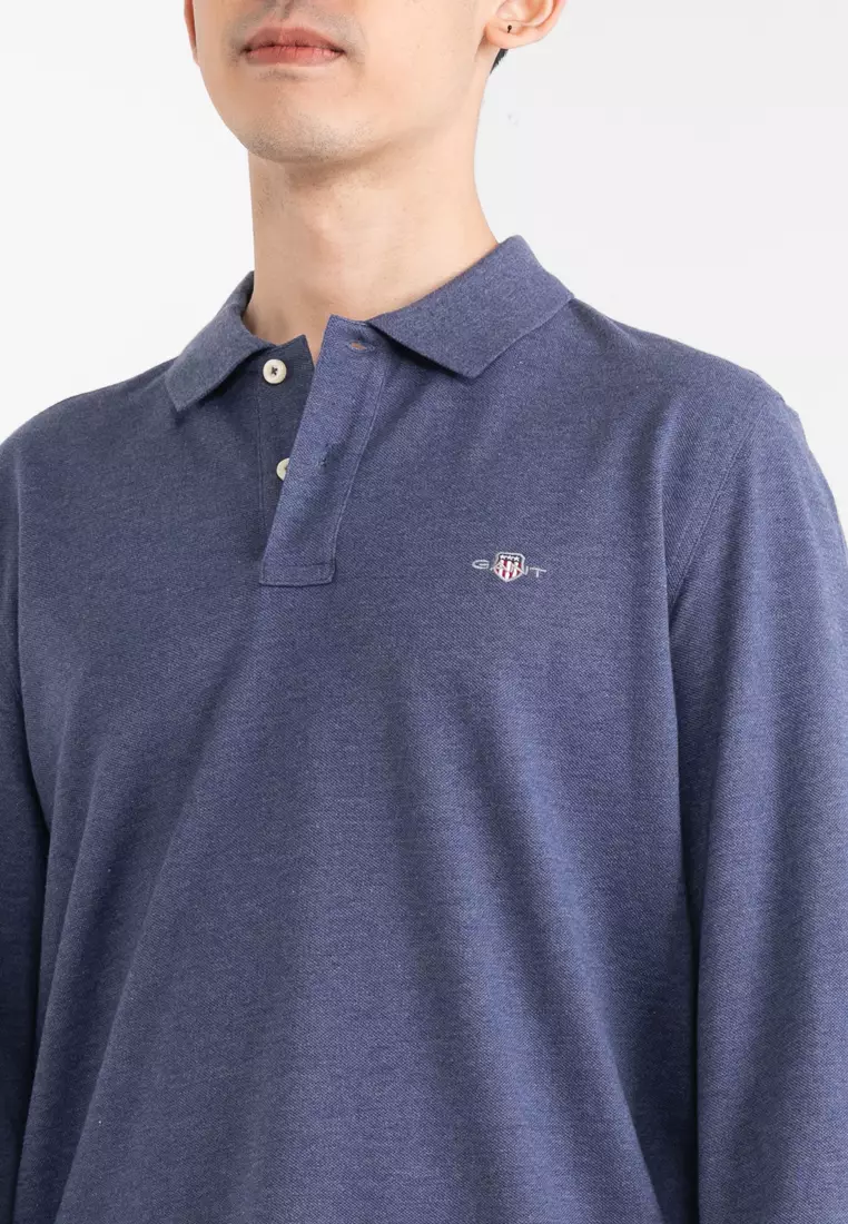 Shield Long Sleeves Polo Shirt