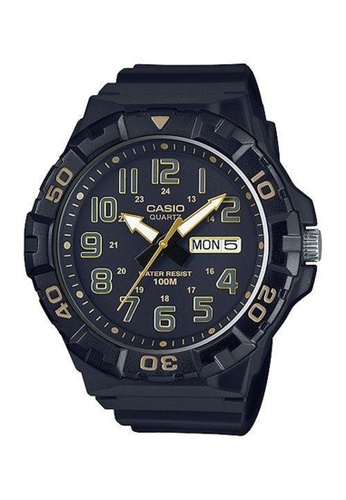 CASIO black Casio Analog Diver Round Watch (MRW-210H-1A2) 9BAACAC260977CGS_1