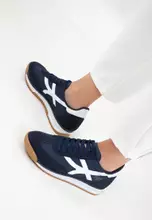 Navy Blue/White