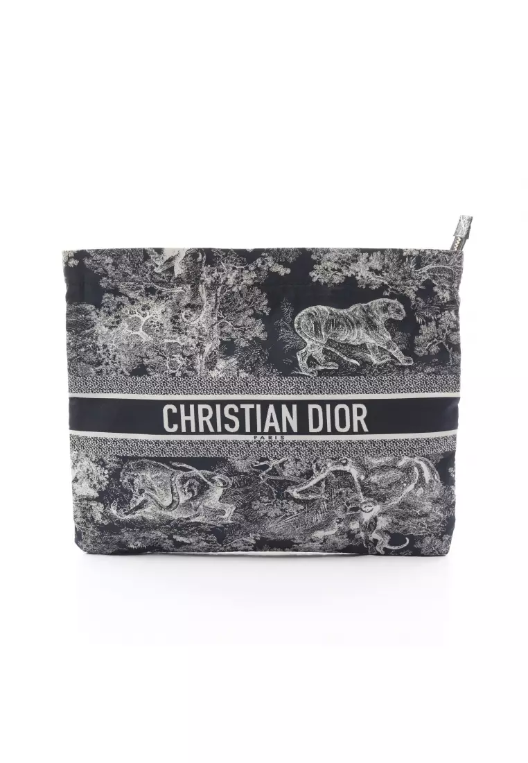 Dior fabric tote deals