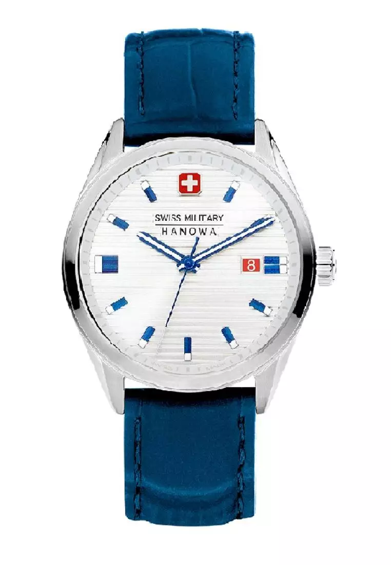 Buy Swiss Military Hanowa Swiss Military Hanowa White Dial Blue
