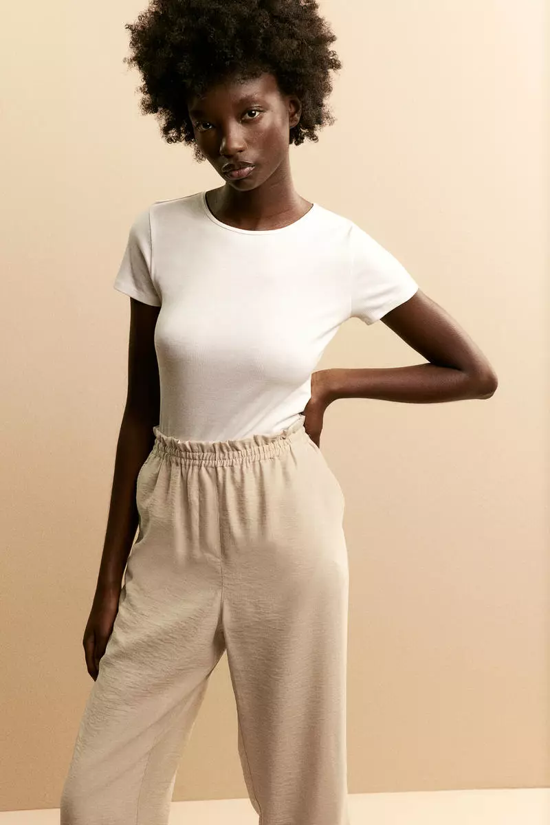Cheap paper top bag trousers