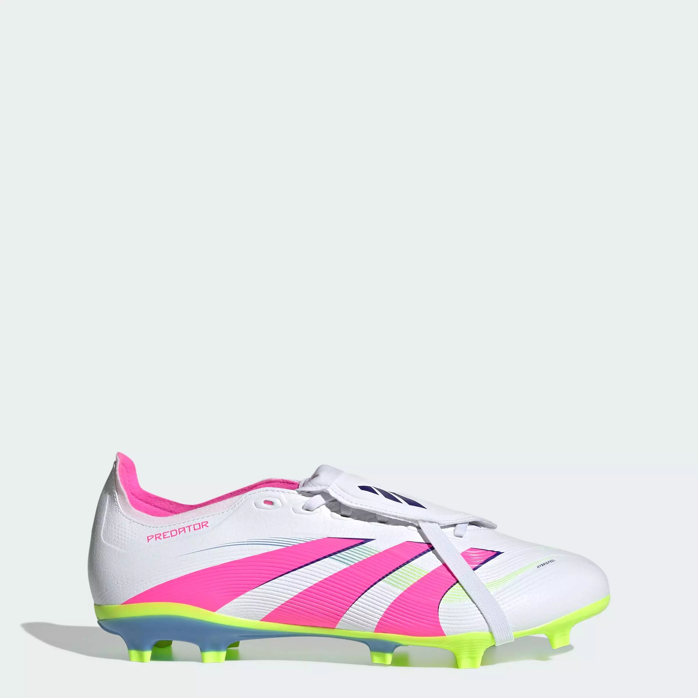 Football Predator League Fold-Over Tongue Firm/Multi-Ground Boots Unisex White ID1320