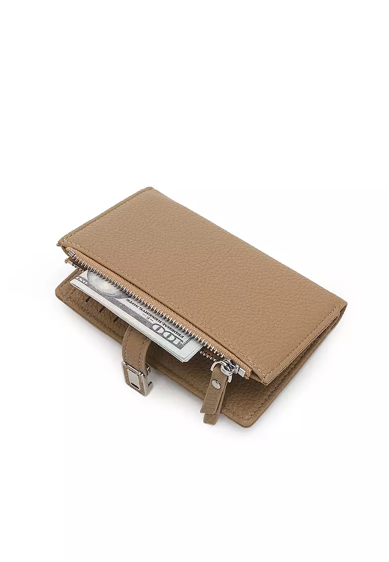 Women's Short Wallet / Purse - Khaki