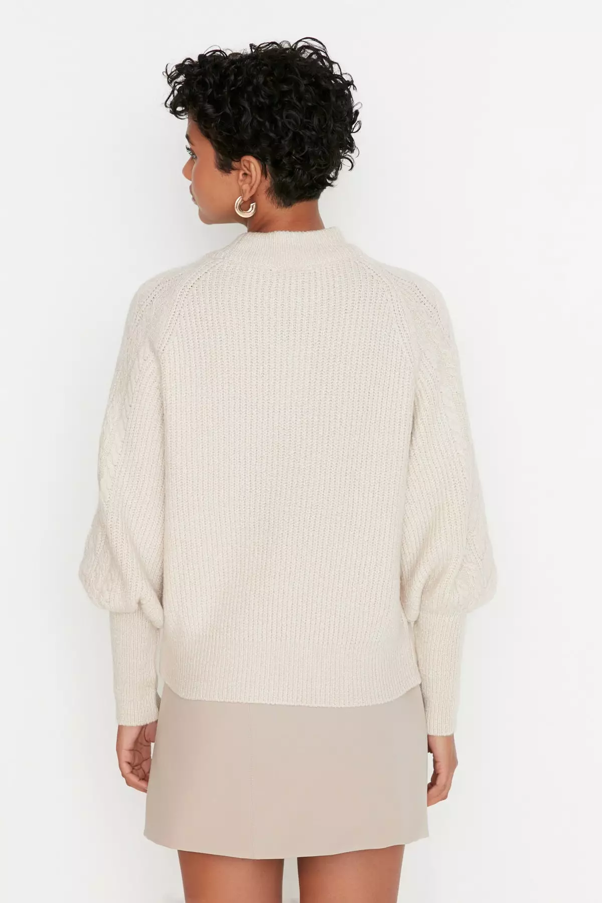 Textured Braid Sweater