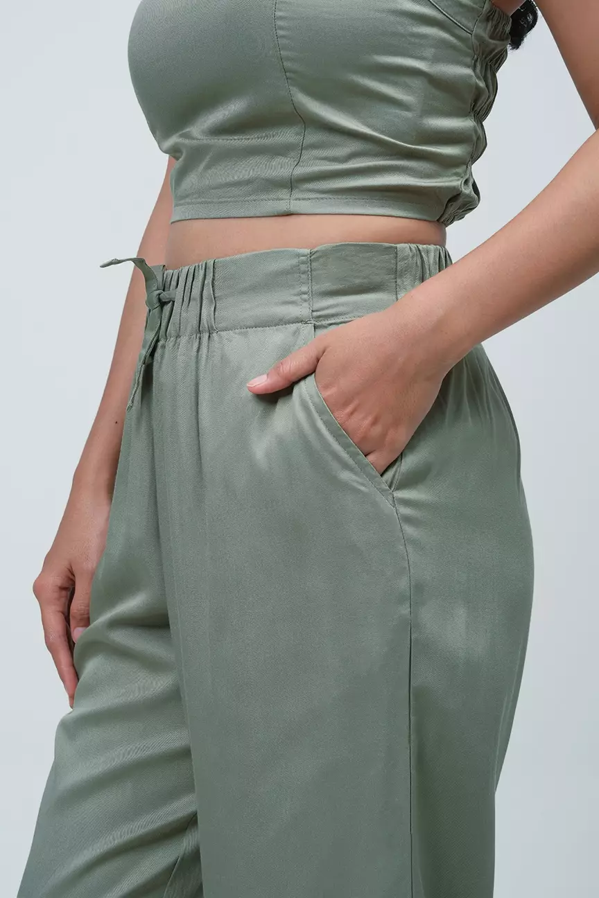 Celana Wanita Relove Dusty Green