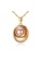 SUNRAIS gold Premium Color Stone Gold Letter Necklace 1BB1AACCC3E8EAGS_1