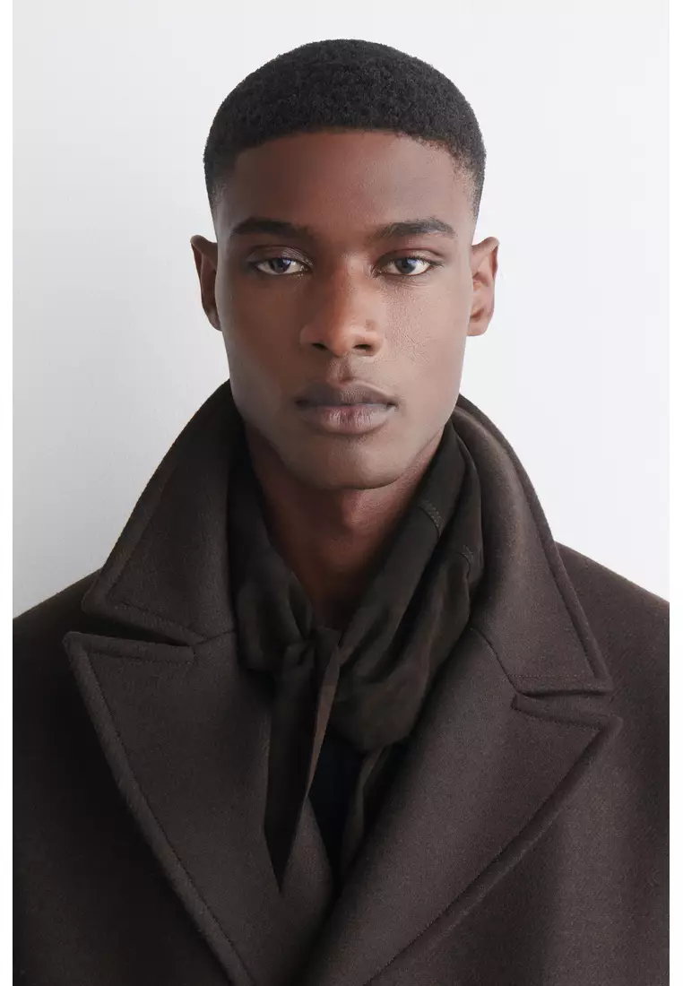 SUEDE TRIANGLE SCARF