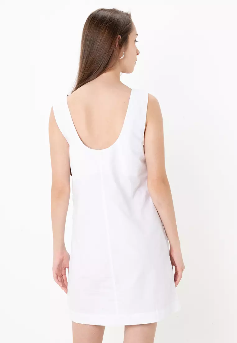 Poplin Sleeveless Mini Dress - Calvin Klein Jeans