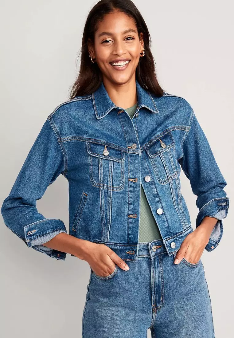 Old navy womens denim jacket deals