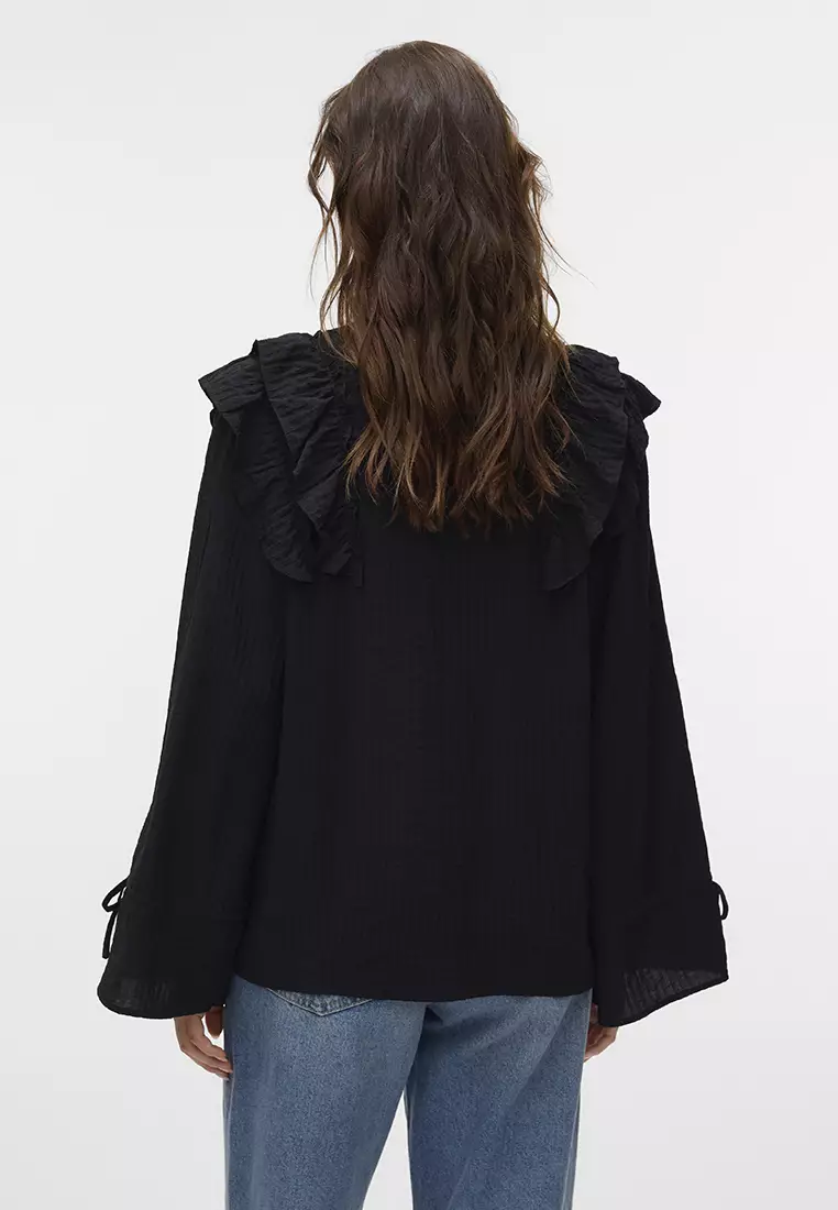 Kausa 荷葉長袖上衣