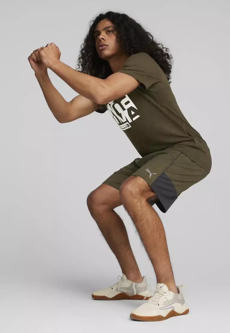 Puma khaki sale shorts