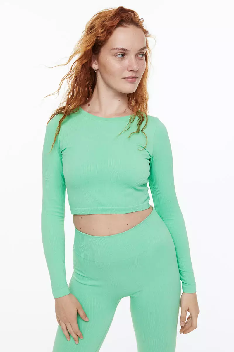 H&m neon cheap green top