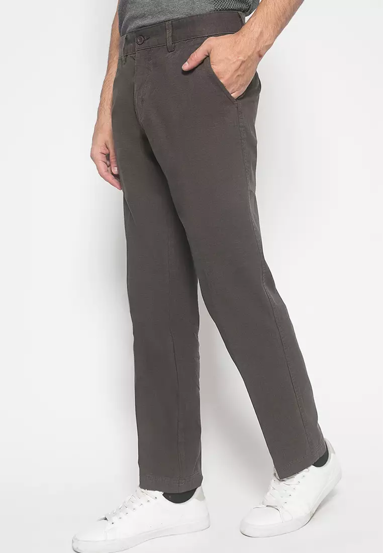 LGS - Celana Chinos - Multi Produk - Motif Polos - Long Pants - Casual Men - Katun Nyaman