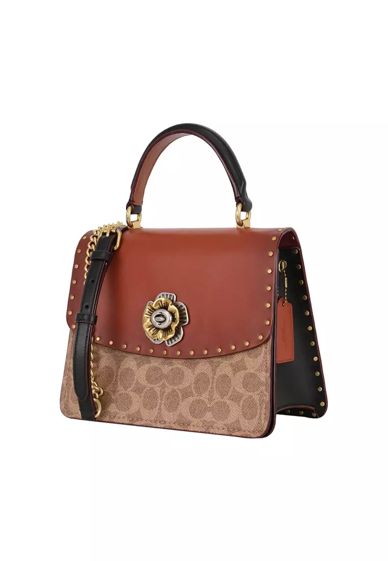 Buy COACH Coach PARKER series refined calf leather small size