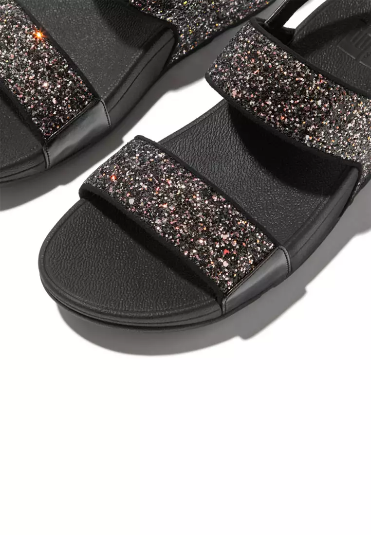 靴 fitflop Lulu Glitter Back-Strap Sandals LULU-SEQUIN-BACK-STRAP-SANDALS