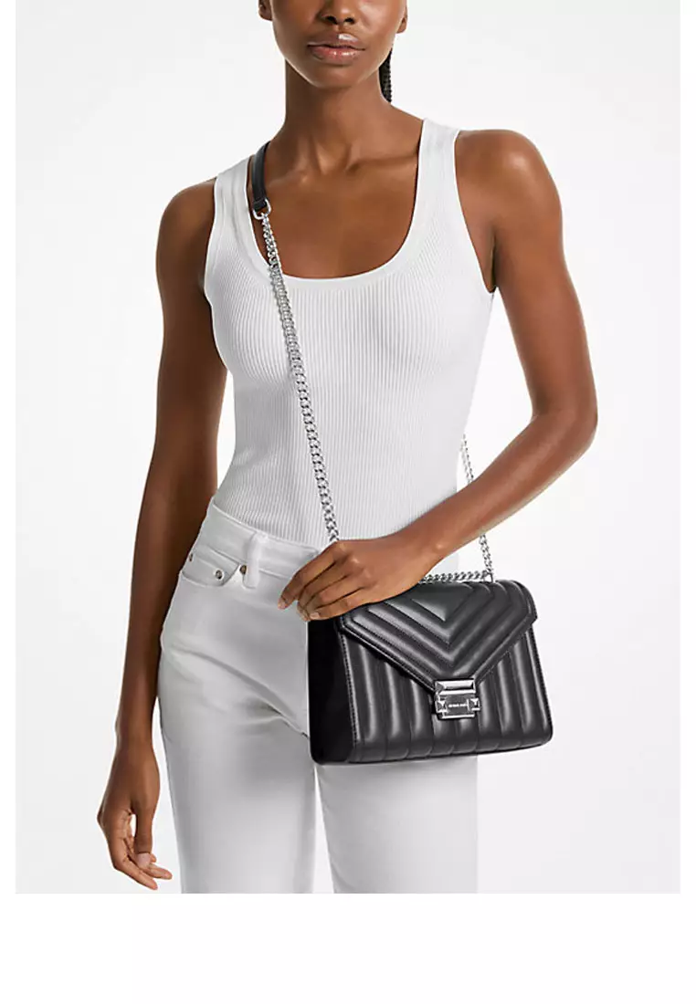 Whitney Medium Quilted Leather Convertible Shoulder Bag