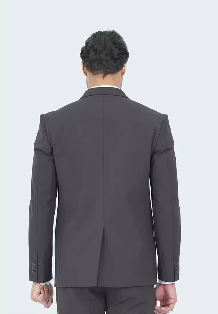 Johnwin - Jas - Formal Suit - Patch Lengan - Coklat - FSU.1031.231.116.C