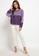 Peponi purple Stripe Oversize Pullover 64FB9AAFECE2D7GS_4