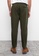 LC WAIKIKI brown and green Standard Fit Linen Look Men's Trousers C1B29AA7FEFD4EGS_4